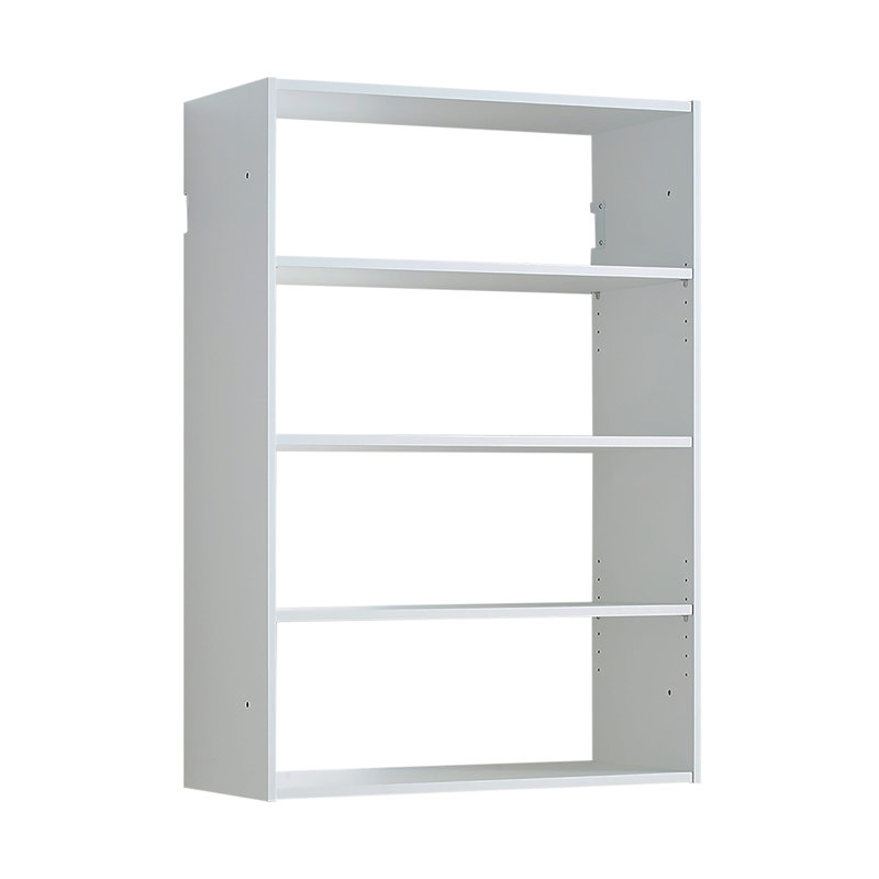 Devi White Wall Mounted Wood Closet System, White