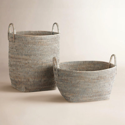 Birch Lane™ Gertie Rattan Decorative Basket