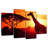 Brampt Silhouetted African Giraffe