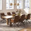 Chaises de salle à manger pivotantes en similicuir Mid-Century -625983790