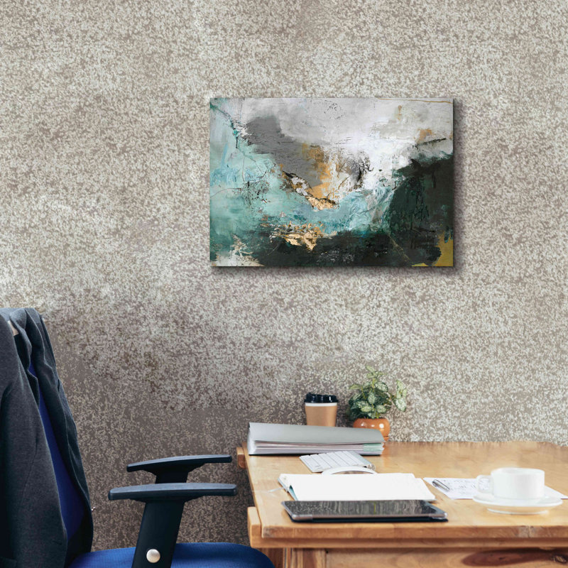 "Arctique vert" par Design Fabrikken sur toile, H 18 po x l 26 po x P 0,75 po