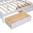 Full Size Daybed, Wooden  With 2 Drawers, Daybed With Storage Shelf And USB Charging Ports-3297897-3297898