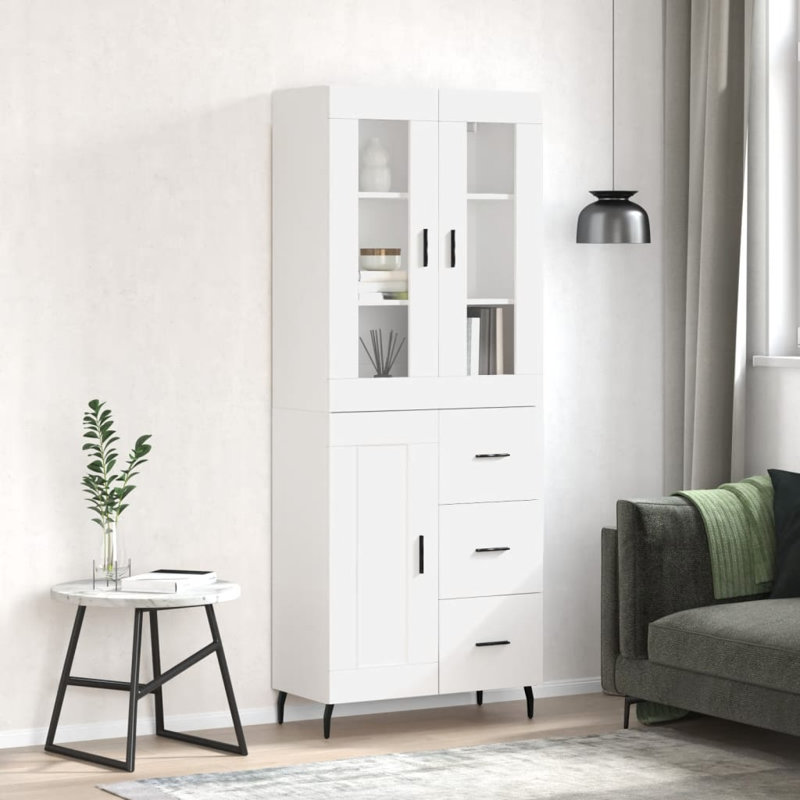 Ridgehaven 69.5cm Wide Highboard, White