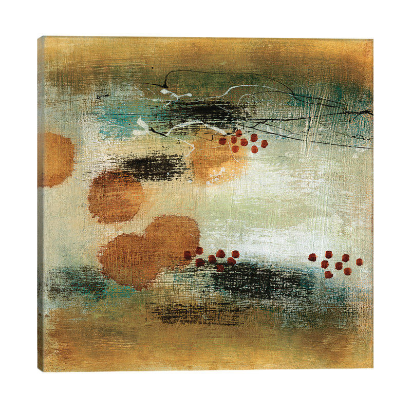 « deriveing current ii », reproduction d’art sur toile, H 18 po x l 18 po x P 1,5 po, Toile avec cadre noir, Pas de tapis