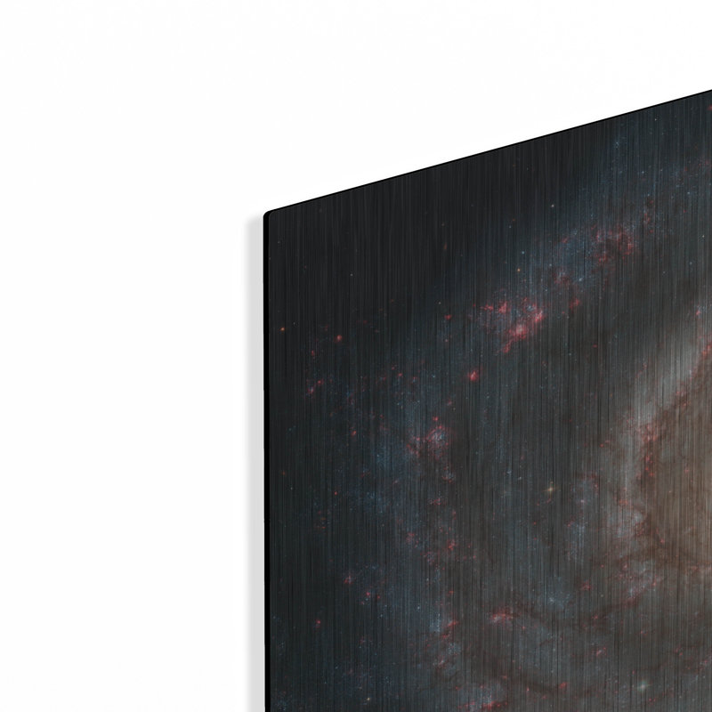  Art mural en métal «Whirlpool Galaxy 2» par la NASA, H 24 po x l 36 po