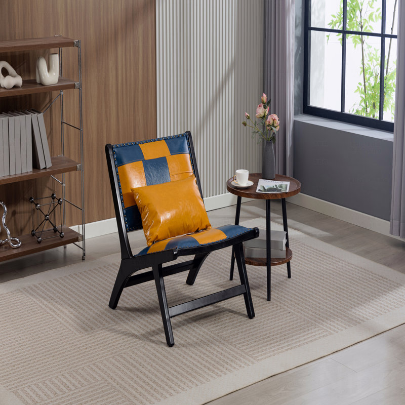 Chaises d'appoint de style moderne Boho, Jaune