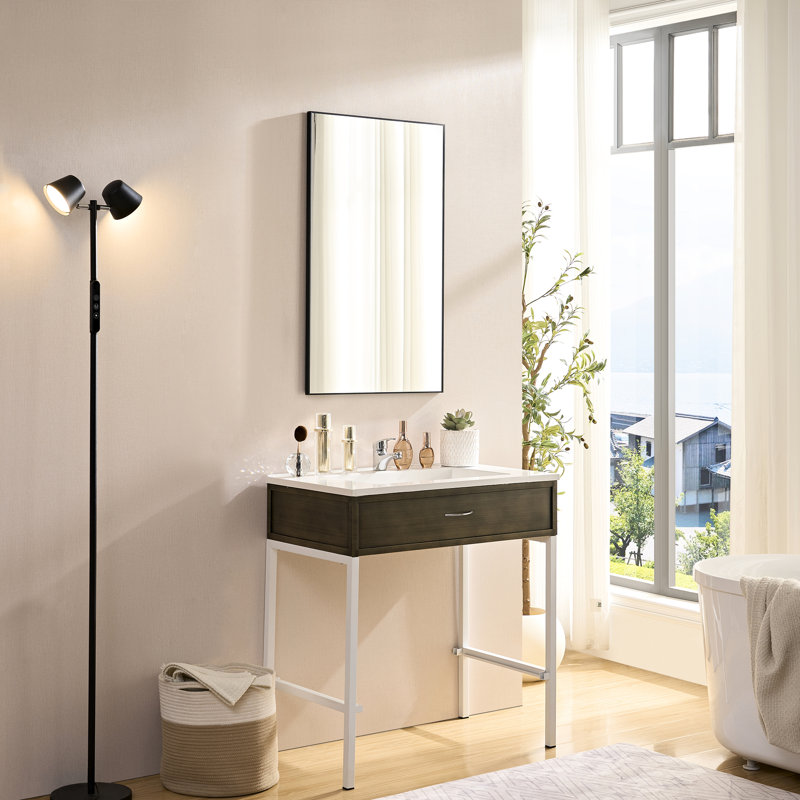 Miroir de salle de bain 60x22inch, 22,01 po x 60,57 po