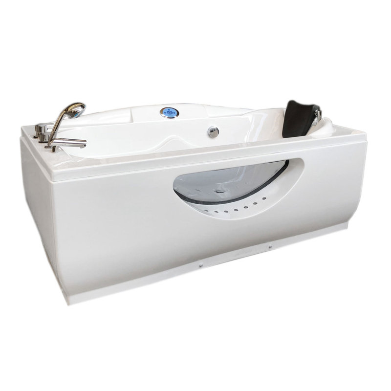 Baignoire tourbillon blanche 67 "x 35,5" avec 11 jets Paris