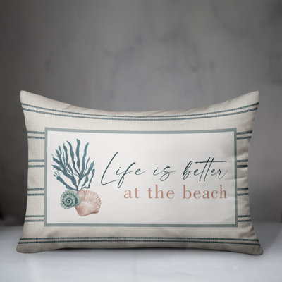  Polyester/Polyester Blend Lumbar Rectangular Pillow Cover & Insert