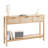 Bay Isle Home™ Rattan Console Table with 3 Storage Drawers Rattan Sliding Door-155923283