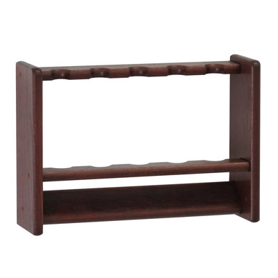 Wooden Mallet Wood Pool Cue Rack