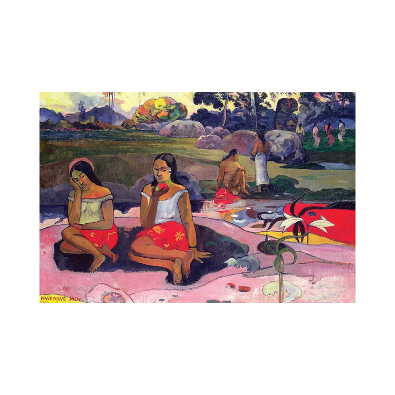 Nave Nave Moe (Sacred Spring), 1894 by Paul Gauguin - 1 Piece Wrapped Canvas Wall Art, 20.32 cm H x 30.48 cm W