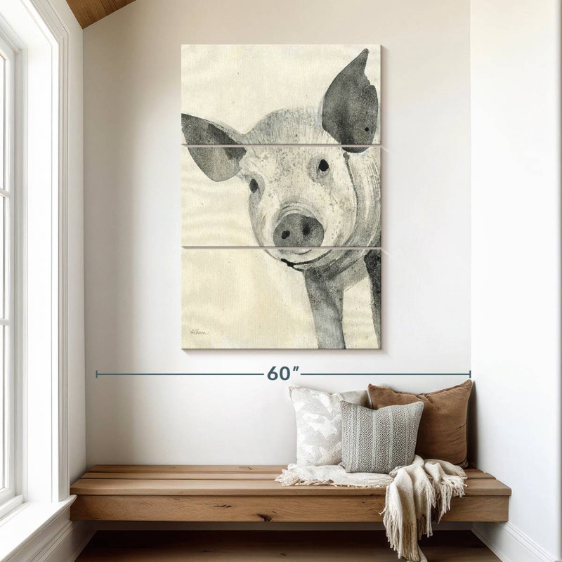 Brampt Oink, 50" H x 32" W