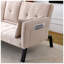 Canapé-lit convertible l 70 po x P 28 po x H 30 po Elegance