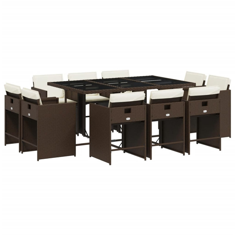  Ensemble de 10 chaises de patio