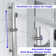 Complete Shower System with Rough in-Valve