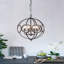 Lustre - luminaire suspendu en métal 4 lumières, chaîne réglable
