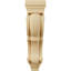 Corbeau en bois d'aulne traditionnel l 9 po x P 10 po x H 34 po (lot de 4)-73567788-73318819