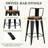 Swivel Metal Counter And Bar Stools-80046750-80046744