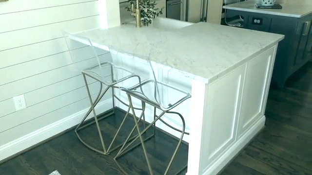 Gabby Johnson 21" Silver Clear Acrylic & Metal Counter Stool