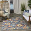 Tapis bleu / gris Gregori-2082838128