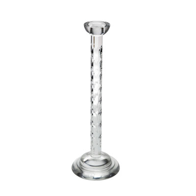 12.5'' H Crystal Tabletop Candlestick