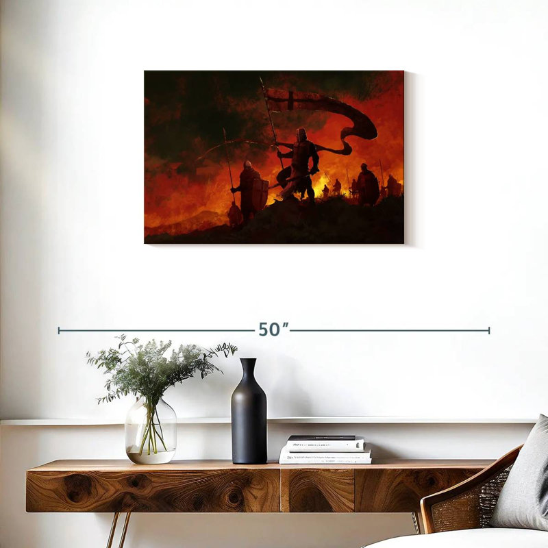 Keiri Medieval War, 20" H x 30" W