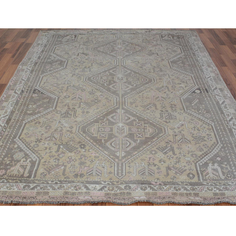 One-of-a-Kind 7'1" X 9'10" New Age Wool Area Rug in