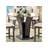 Haleigh Round Glass Top Dining Table
