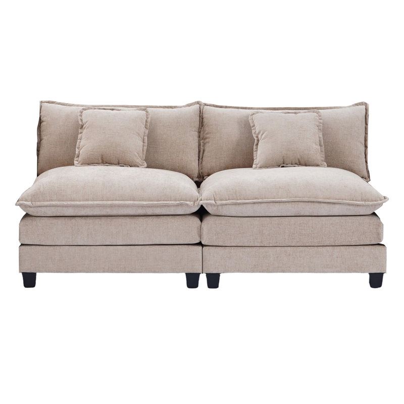 2 Seat Sofa, Khaki