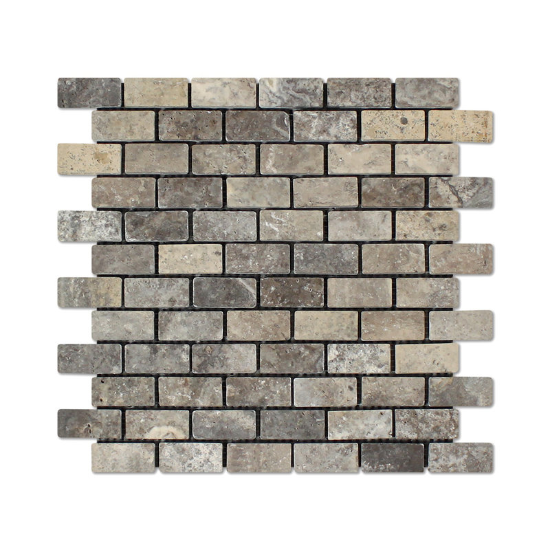 Carreau de mosaïque en travertin