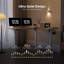 Bureau pour travailler debout en L à hauteur ajustable de 63 po Schlater-293063998-293063997