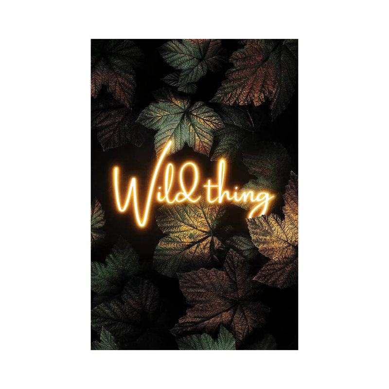 Wild Thing by Elisabeth Fredriksson - Print on Canvas, Wrapped Canvas, 66.04 cm H x 45.72 cm W x 1.91 cm D