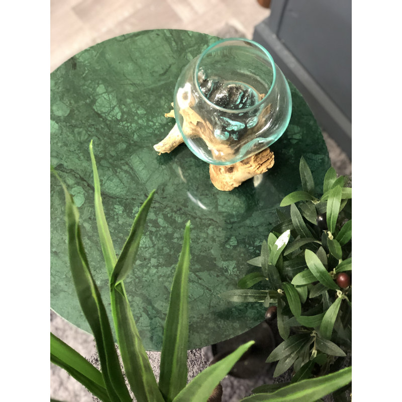 Meilani Frame End Table, Green