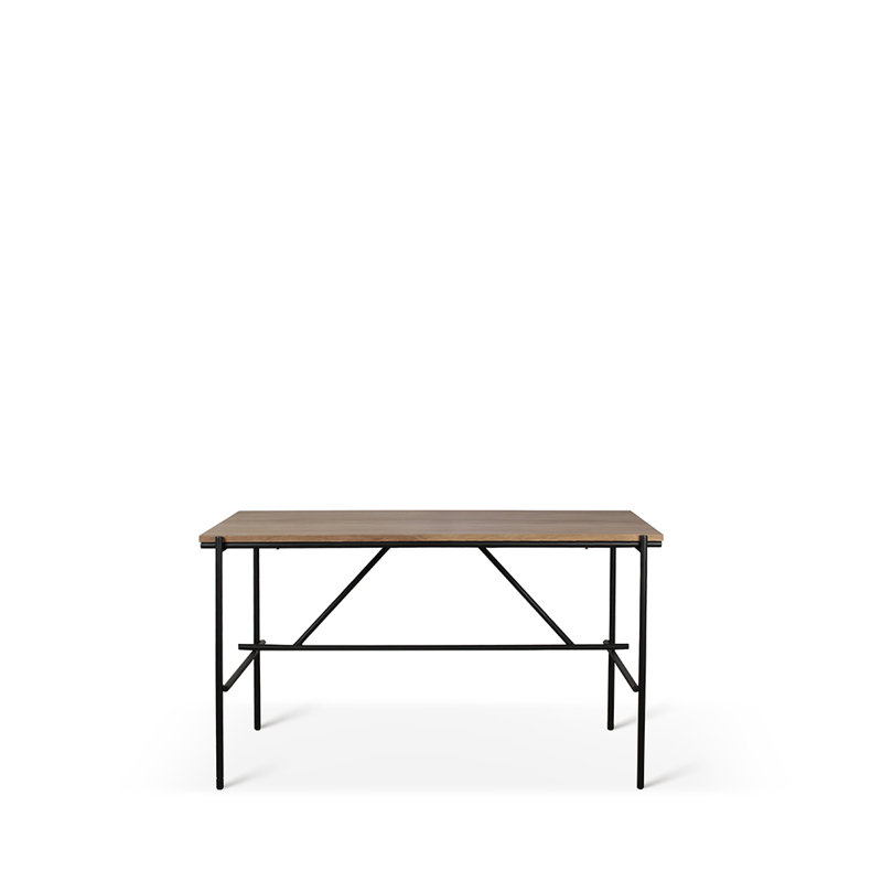 Oscar Solid Wood Writing Desk, 29.9" H x 78.7" W x 35.4" D, Teak