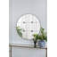 Miroir mural rond en verre antique D36 "pour console de salle de bain