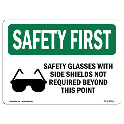 Panneau de lunettes de sécurité