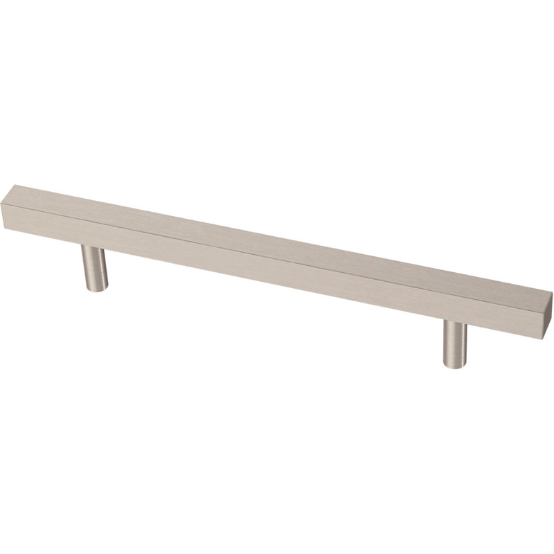 Stainless Steel Modern Rectangular Bar Cabinet Pulls