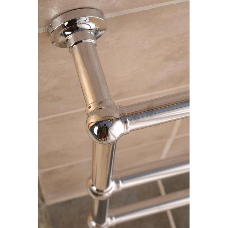 Chauffe-serviettes électrique 26,5 "x37" Woodstock - nickel brossé, Nickel brossé