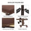 Lit simple réglable Katniss avec matelas inclus