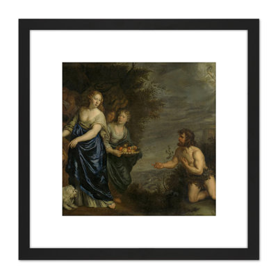Odysseus Nausicaa by Von Sandrart - Single Picture Frame Painting