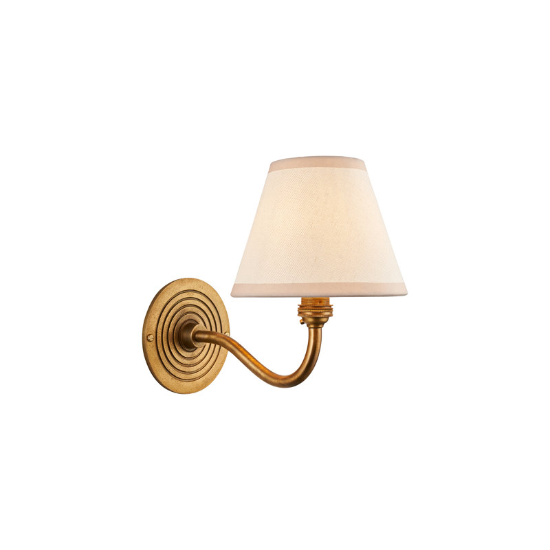Horwitz Steel Armed Sconce, Beige