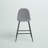 Heilig Upholstered Counter Stool with Metal Frame-1867534930