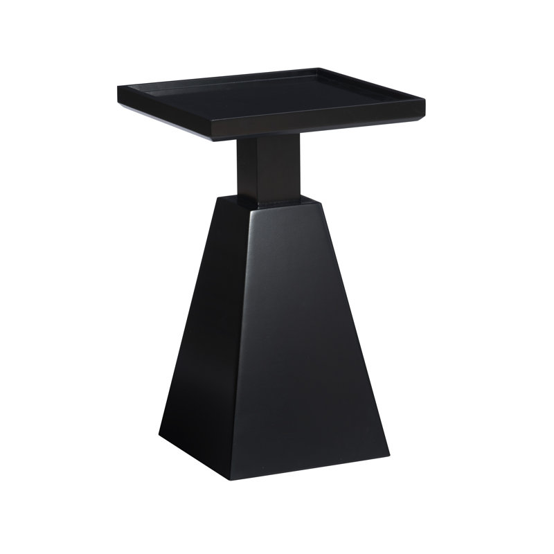Ivaylo Tray Top End Table, Black