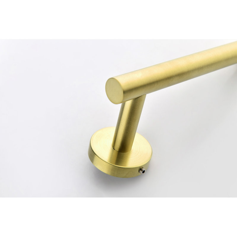 3 Bathroom Hardware In Brushed Gold - Contemporary Style. Guards Scratches And Rust. For Organization. Effortless Installation Procedure Accessory Modern Smooth Edges . Material Resists Corrosion.