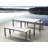6 - Person Wood Patio Dining Set with Rectangular Table