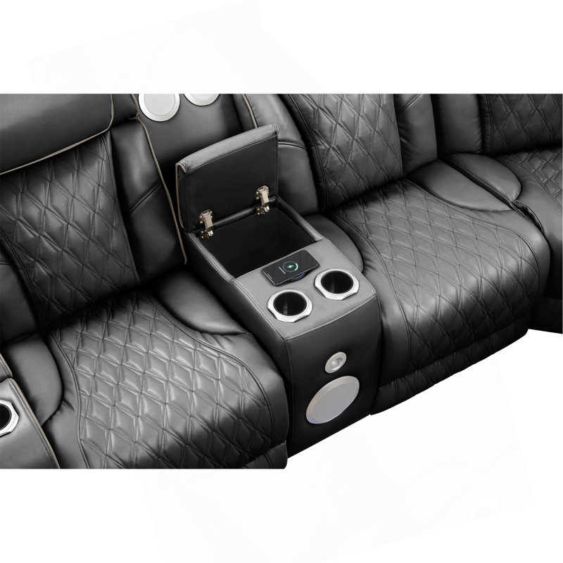 Causeuse inclinable Fortuner, Noir