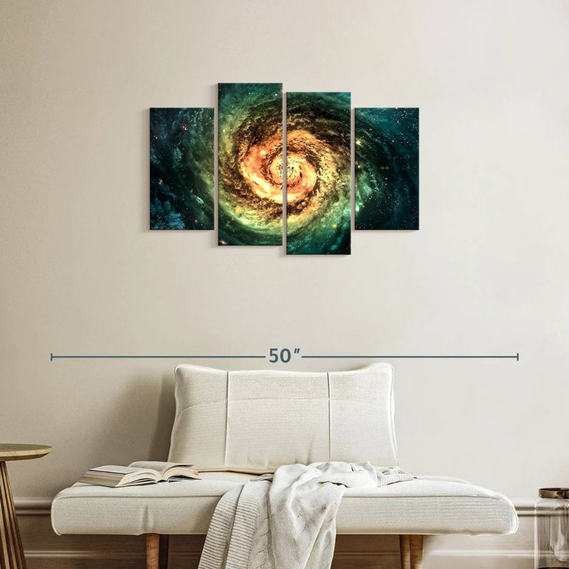 Oberle Spiral Galaxy, 22" H x 36" W