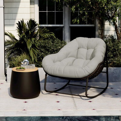 Cadynce Powder Coated Steel Outdoor Chair