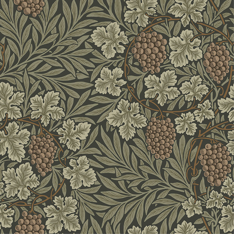 Rouleau de fleurs Alvie, Vert foncé